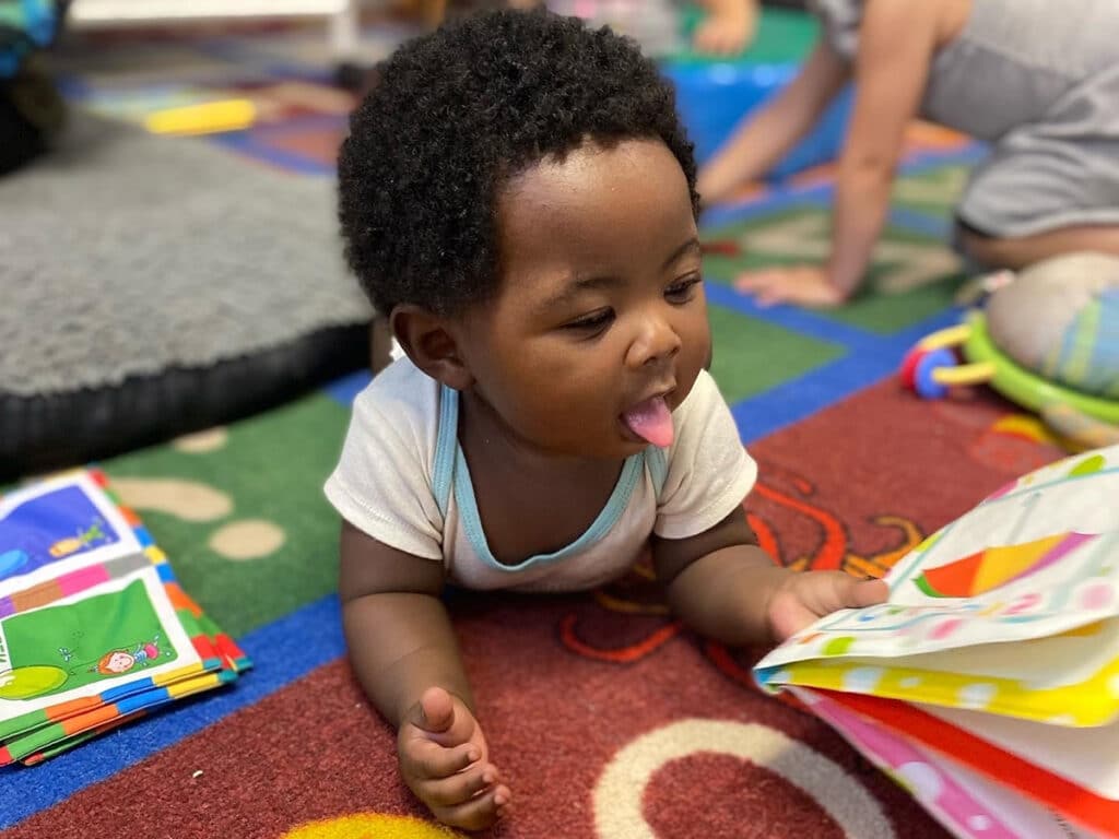 Tummy time gets your infant active